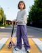 Штаны карго для девочки LAREN kids Urban Cargo Utility оверсайз с карманами Purple, 130