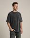 Футболка унисекс Oversize Boxy Fit Nordvik Urban Shadow: Stone-Wash Graphite Black