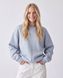 Женский премиальный утепленный свитшот Nordvik Fleece-Core Crewneck на флисе Light Blue, M