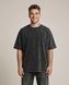 Футболка унисекс Oversize Boxy Fit Nordvik Urban Shadow: Stone-Wash Graphite Black