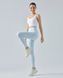 Женские леггинсы с высокой талией Nordvik Body-Sculpt: Premium Naked Feel быстросохнущие с моделирующим эффектом Light Blue, M