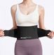 Спортивный пояс-корсет для поддержки спины Nordvik AeroFit женский дышащий фитнес-бандаж Black, M