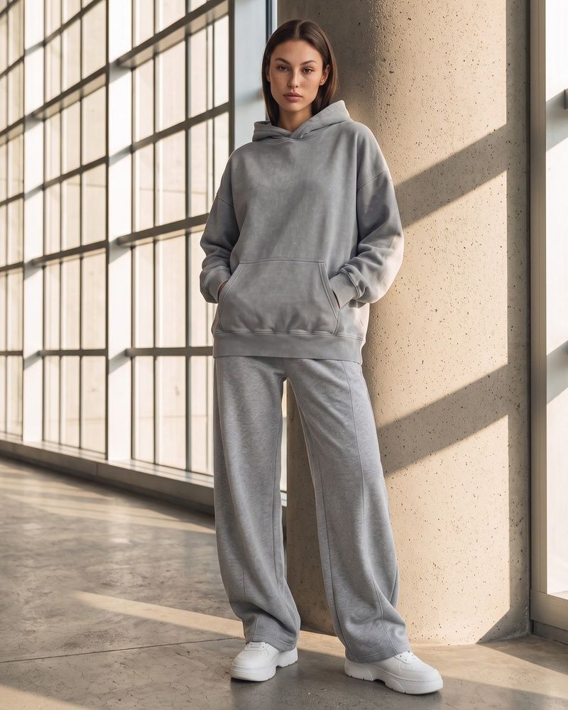 Жіноче худі LAREN Vintage Wash Oversized Hoodie Grey, S