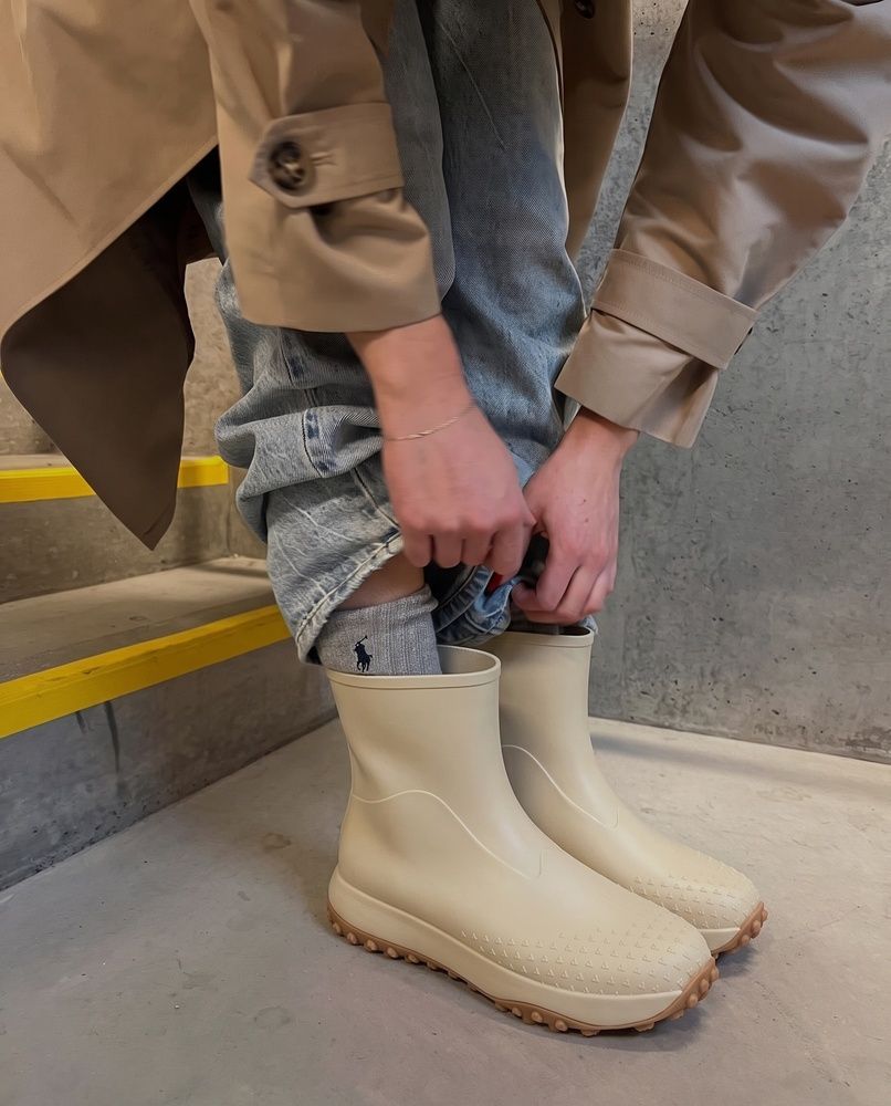 Жіночі гумові чоботи Nordvik Aqua-Guard Tech Boots - зносостійкі з антиковзною потовщеною підошвою Milk, 37