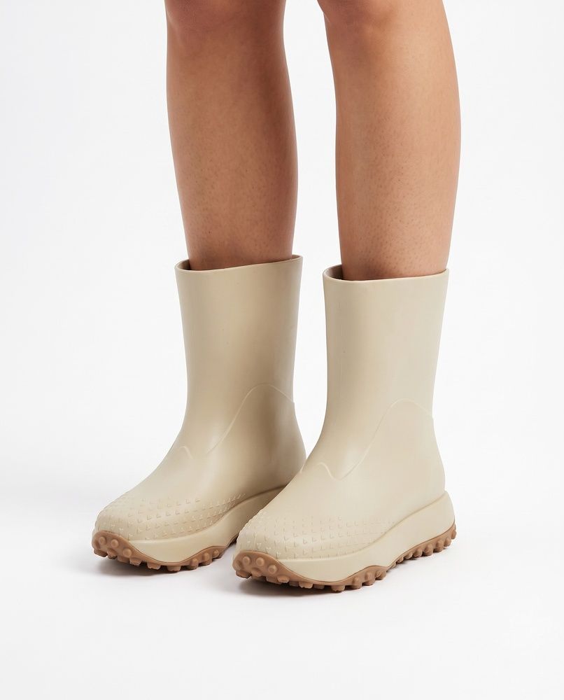 Жіночі гумові чоботи Nordvik Aqua-Guard Tech Boots - зносостійкі з антиковзною потовщеною підошвою Milk, 37