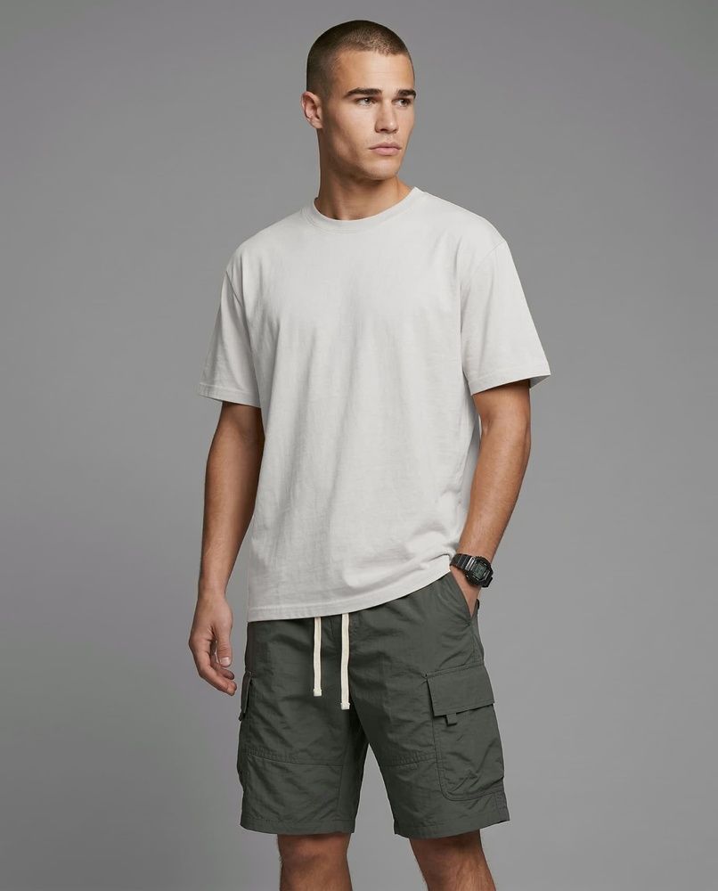 Чоловіча базова футболка Nordvik Essential Regular Fit: Pure-Cotton White, L