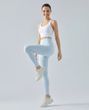 Женские леггинсы с высокой талией Nordvik Body-Sculpt: Premium Naked Feel быстросохнущие с моделирующим эффектом Light Blue