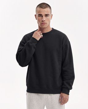 Чоловічий утеплений оверсайз світшот Nordvik Ultra-Soft Precision Sweatshirt Black, L