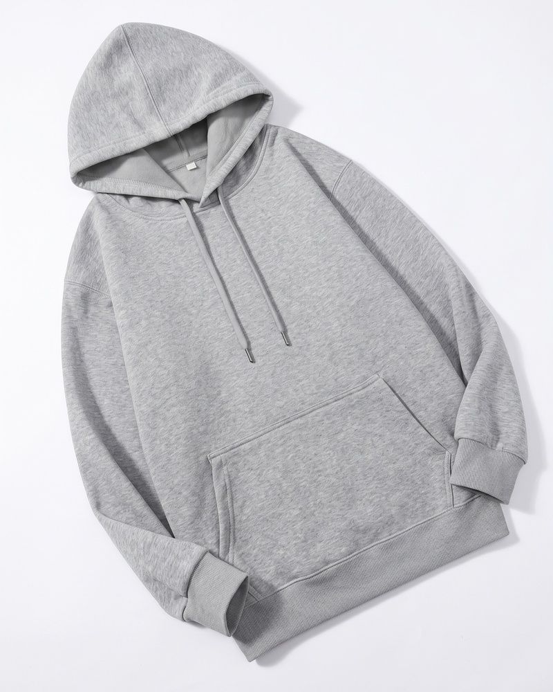 Премиальное мужское утепленное худи на флисе Nordvik Thermal Shield Hoodie Grey, L