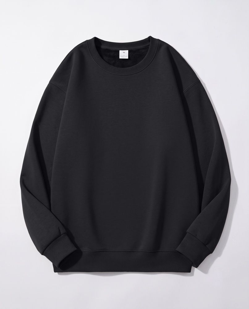Чоловічий утеплений оверсайз світшот Nordvik Ultra-Soft Precision Sweatshirt Black, L