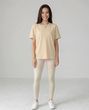 Женская базовая футболка Nordvik Essential Regular Fit: Pure-Cotton Beige