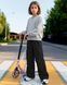 Штани карго для дівчинки LAREN kids Urban Cargo Utility оверсайз з кишенями Black, 130