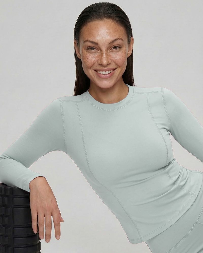 Жіночий спортивний лонгслів Nordvik Pro-Fit Dry Run: Slim Line Blue, L