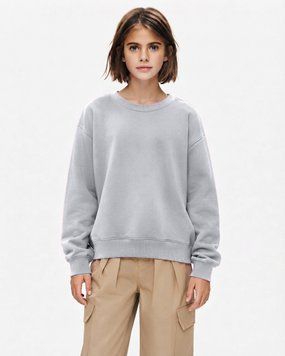 Дитячий світшот Nordvik kids Urban Essential з натуральної бавовни 280g Grey, 120