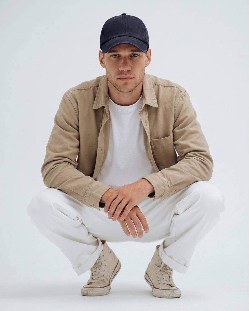 Чоловіча бейсболка Nordvik Maverick Stone Wash з преміум бавовни Navy Blue