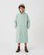 Дитячий дощовик Nordvik kids RainCore Pro Trench водонепроникний та вітрозахисний з відділенням для рюкзака та світловідбивачами Green, 115-125