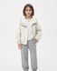 Детская куртка-ветровка оверсайз LAREN kids Urban Tech-Jacket с капюшоном Cream, 130