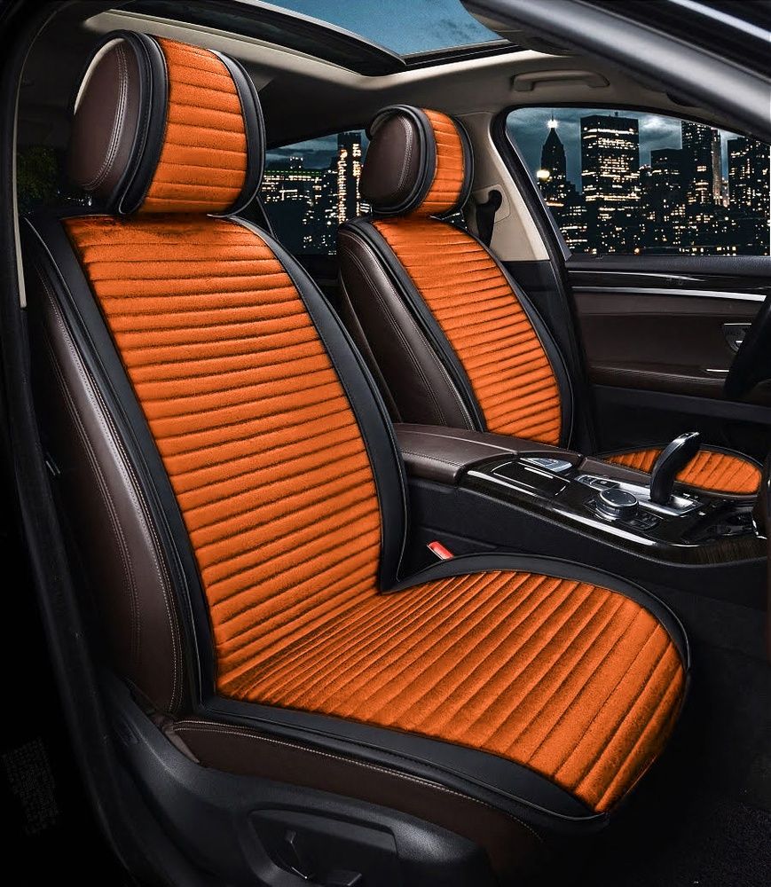 Накидки из алькантары для всего салона SWAGEN Luxury Cappuorange