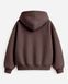 Женское зип-худи оверсайз на молнии Nordvik Urban Line Zip-Up Brown, S