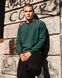 Мужской флисовый свитшот Nordvik Heritage Thermal Crewneck с рукавами реглан Green, M