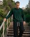 Мужской флисовый свитшот Nordvik Heritage Thermal Crewneck с рукавами реглан Green, M