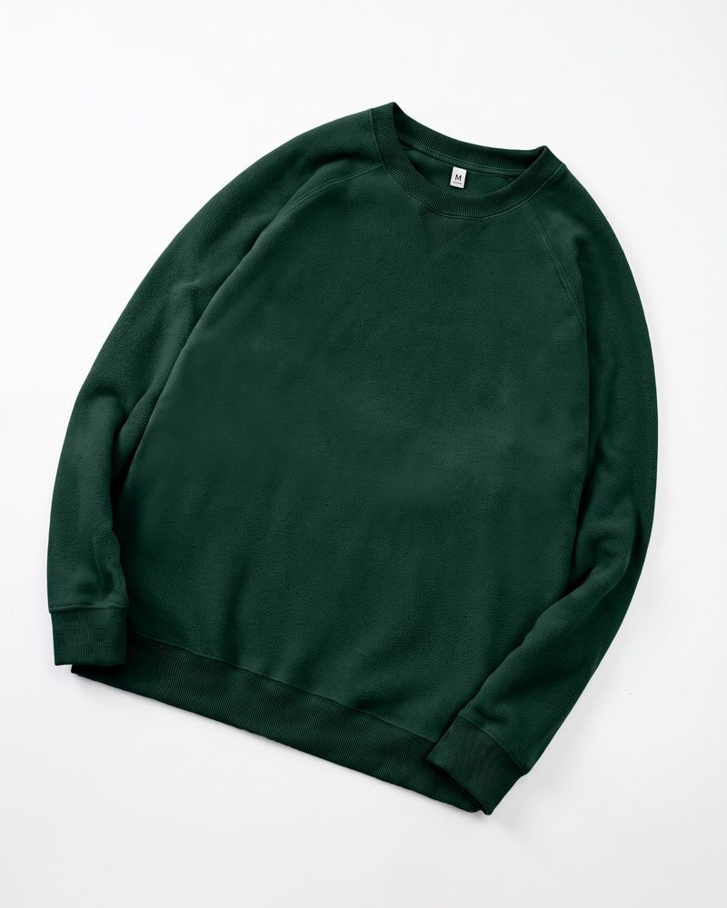 Мужской флисовый свитшот Nordvik Heritage Thermal Crewneck с рукавами реглан Green, M