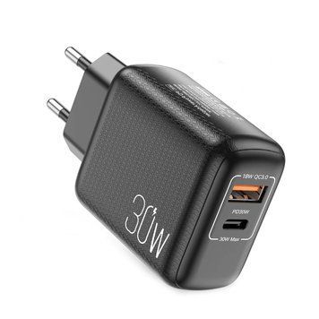 Зарядний пристрій PowerMe PD30W USB + Type C