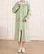 Жіночий дизайнерський плащ-тренч Nordvik Lady Trench Matcha Green матовий з куліскою на талії та вітрозахистом, L/XL