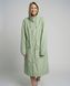 Жіночий дизайнерський плащ-тренч Nordvik Lady Trench Matcha Green матовий з куліскою на талії та вітрозахистом, L/XL