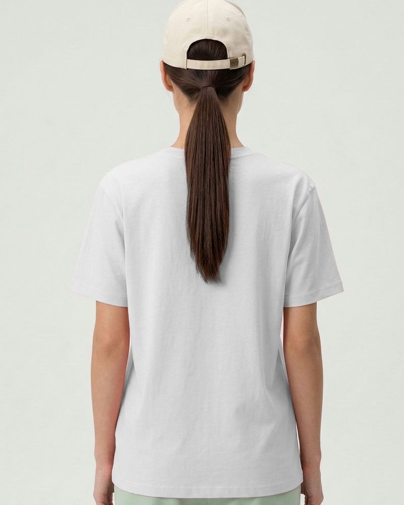 Жіноча базова футболка Nordvik Essential Regular Fit: Pure-Cotton White, S