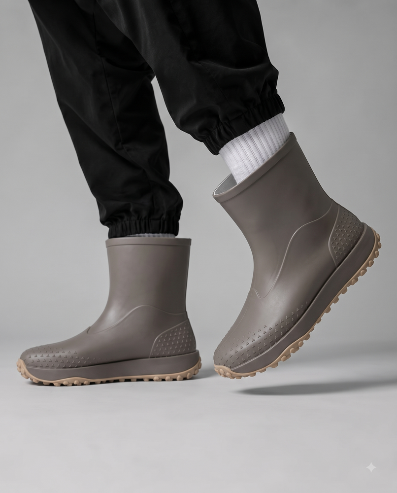 Мужские резиновые сапоги Nordvik Aqua-Guard Tech Boots - износостойкие с противоскользящей утолщенной подошвой Brown, 42