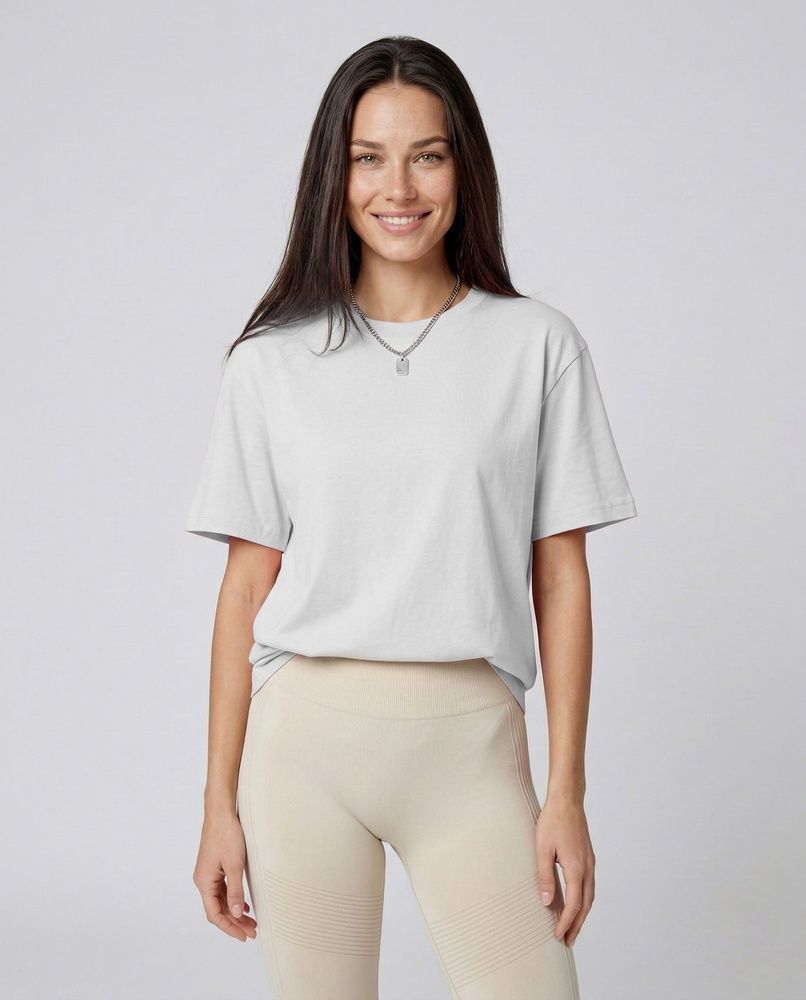 Жіноча базова футболка Nordvik Essential Regular Fit: Pure-Cotton White, S