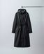 Жіночий дизайнерський плащ-тренч Nordvik Lady Trench Black матовий з куліскою на талії та вітрозахистом, S/M