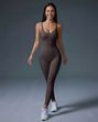 Жіночий комбінезон Nordvik Peach-Perfect Sculpt: Безшовний ліфтинг-ефект Scrunch-Butt та відкрита спинка Brown