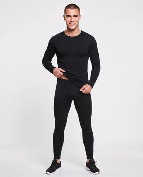 Мужское термобелье Nordvik ThermoCashmere Elite с технологией мгновенного нагрева, кашемиром и шелком Black, XL