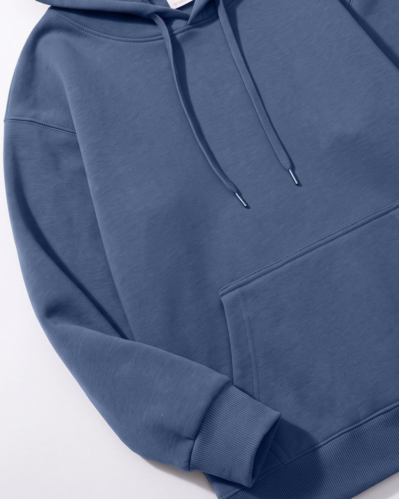 Преміальне чоловіче утеплене худі на флісі Nordvik Thermal Shield Hoodie Navy, L