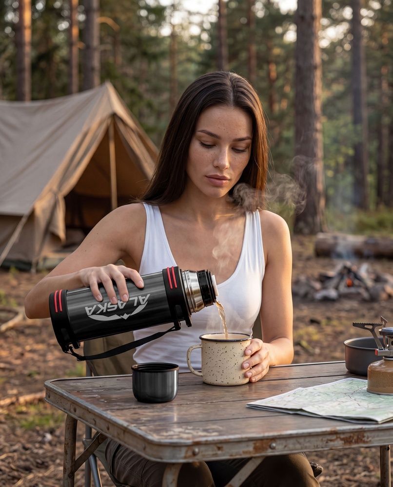 Термос ALASKA Explorer Endurance 1200 ml Black
