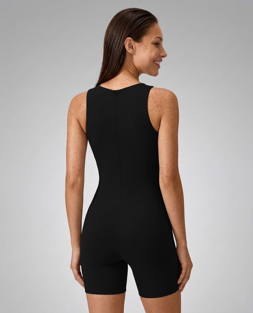 Жіночий компресійний комбінезон Nordvik Sculpt-X Pro: Моделюючий силует Second-Skin та Naked Feel Black, M/6