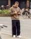 Чоловіче худі вільного крою LAREN Vintage Wash Oversized Hoodie Brown, M