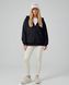 Женское зип-худи оверсайз на молнии Nordvik Urban Line Zip-Up Black, S