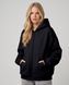 Женское зип-худи оверсайз на молнии Nordvik Urban Line Zip-Up Black, S