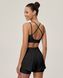 Жіночі спортивні шорти 2-в-1 з подвійним поясом Nordvik AuraStride Double-Waist Cool-Touch Black, L