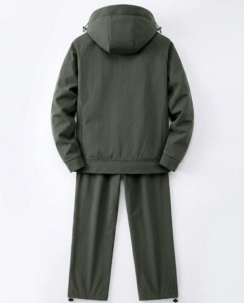 Чоловічий утеплений софтшел-костюм Nordvik Armor-Tech Softshell Suit водонепроникний, вітрозахисний та зносостійкий технологічний комплект на флісі Khaki, 2XL