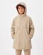 Дитячий водонепроникний дощовик Nordvik kids RainCore Urban Trench з відділенням для рюкзака та світловідбивачами Beige, 120-135