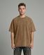 Футболка унисекс Oversize Boxy Fit Nordvik Urban Shadow: Stone-Wash Brown