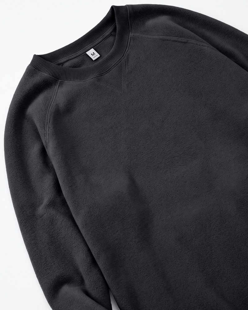 Мужской флисовый свитшот Nordvik Heritage Thermal Crewneck с рукавами реглан Graphite, M