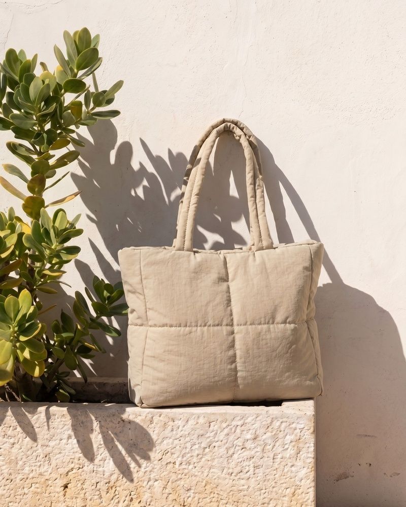 Женская вместительная сумка-тоут LAREN Urban-Cloud Tech Tote Beige