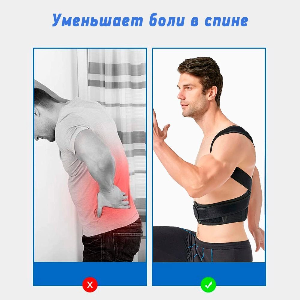 Корректор осанки RETTER Spinebelt, регулируемый пояс