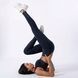 Женские моделирующие фитнес-леггинсы Nordvik Stone Sculpt Leggings Volcanic Black в рубчик с эффектом пуш-ап, L