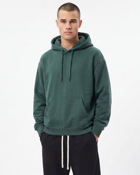 Премиальное мужское худи на флисе Nordvik Polar Fleece Hoodie Green, M